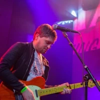 David Sanchez playing guitar