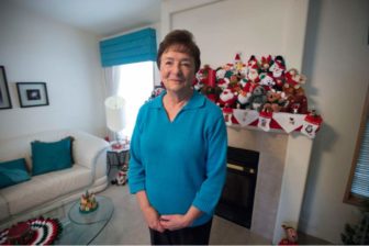 Photo of Shirlene Stoven at her home at Applewood Mobile Home Park in Midvale, Utah, on Dec. 9, 2016.